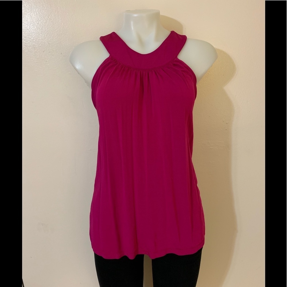 Franca Collezione Pink Sleeveless Blouse Sz Med